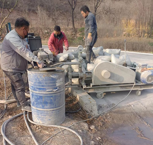 荥阳路面下沉注浆